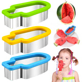 20 x Brand New Pipihome 3Pcs Creative Watermelon Cutter, Melon Cutter, Watermelon Popsicle Molds, Fruit Cutter, Watermelon Scoop, Melon and Fruit Separator, DIY Fruit Cutter - RRP €140.8