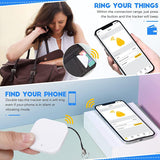 1 x RAW Customer Returns Smart Tracker Tag, Baceyong Key Finder Key Finder 4 Pack, Bluetooth 4.0 Wireless Remote Finder Compatible with iOS Android, for Keys Wallet Phone, 20-25M 66-82FT Distance - RRP €24.79