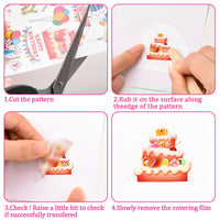 1 x RAW Customer Returns WANDIC Rub On Transfer Stickers, 16 Sheets Birthday Theme Transfer Stickers, Waterproof Scrapbook Stickers for Photo Albums, Greeting Cards, Gift Wrapping, Home Decoration - RRP €9.06