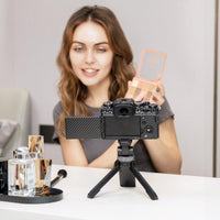 1 x RAW Customer Returns JJC Camera Vlog Shooting Grip Desk Tripod with TG-BT1 Bluetooth Remote Control for Fujifilm X-S20, X-H2S, X-H2, X-T5, X-T4, X-T3, X-T30 II, X-T30, X-S10 Camera Video Stabilizer - RRP €69.99