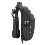 1 x RAW Customer Returns Larswon Thigh Drop Leg Bag Motorcycle Bag, B-black, L, Casual Backpack - RRP €36.0