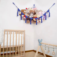 1 x RAW Customer Returns Amdermi Stuffed Animal Storage Net Hanging Organizer Nursery Stuffed Animal Toy Hammock for Teddy Net Corner Toy Net for Bedroom - RRP €18.14