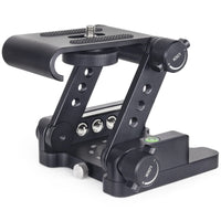 1 x RAW Customer Returns Geehope Upgraded Z-Flex Tilt Tripod Head Aluminum Alloy CNC Flexible Panoramic Head Foldable for Canon Nikon Sony DSLR Camera Camcorder Smartphones Slider Maximum Load 5kg - RRP €47.72