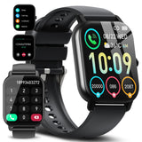 1 x RAW Customer Returns Smartwatch Women Men, Phone Function 1.85 Touchscreen Smart Watch, Heart Rate Monitor Pedometer Sleep Monitor IP68 Waterproof Sports Watch, 112 Sports Modes Fitness Watch for iOS Android, Black - RRP €21.17