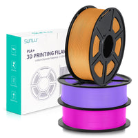 1 x RAW Customer Returns SUNLU PLA Plus 3D printer filament, PLA filament 1.75mm, robust 3D filament, compatible with 3D printers, dimensional accuracy - 0.02mm, 1kg spool 2.2 pounds , total 3kg, PLA purple fuchsia coffee  - RRP €57.99