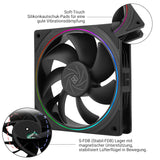 1 x RAW Customer Returns Thermalright TL-S12 X3 CPU fan 120mm case fan, 4pin PWM silent computer fan under 23.2dB A for case CPU liquid cooler and CPU air cooler, quiet CPU PC fan - RRP €16.02