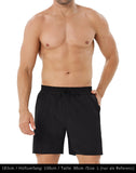 1 x RAW Customer Returns HOPLYNN Pack of 2 men s sports shorts with zip pocket, sports shorts, running trousers, quick-drying, black L - RRP €24.19