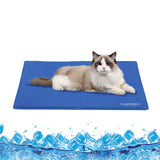 1 x RAW Customer Returns CAROMIO Pet Cooling Mat, Dog Cooling Mat Cooling Mat for Dogs Cats Pet Self-Cooling Mat Dog Mat Cooling Cushion Pad Dog Cooling Pad Pet Cooling Pad 90 50 cm - RRP €9.06