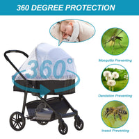 50 x Brand New Universal insect protection for strollers, 2 pieces mosquito net stroller, stroller insect protection, tear-resistant fly net for strollers, ideal protection against wasps and mosquitoes - RRP €1020.0