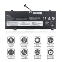 1 x RAW Customer Returns Wikinu L18C4PF3 Battery for Lenovo ideapad C340-14API C340-14IML C340-14IWL S540-14API S540-14IML S540-14IWL Flex-14IML Flex-14IWL Series L18M4PF3 L18M4PF4 L18C4PF4 15.36V 45Wh - RRP €50.41