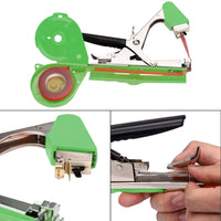 1 x RAW Customer Returns Jajadeal Plant Binding Pliers, Tape Tool Hand Binding Machine for Viticulture Tomatoes Cucumbers Fruit Vegetables, Agriculture Garden Binding Machine with 1 Box of Staples and 10 Tape Rolls - RRP €32.3