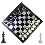 27 x Brand New xunfu chess game for children, travel chess magnetic, foldable chess board chess set, chess sets junior, black and white 20x20cm - RRP €278.91