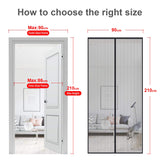 1 x RAW Customer Returns MYCARBON fly screen door magnet 90x210cm insect protection fly curtain 10 x stronger than normal - no drilling - curtain for balcony door, living room, sliding door, patio door - RRP €17.98