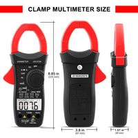 1 x RAW Customer Returns AIOMEST 570N current clamp, current meter DC AC current 0-1000A, clamp ammeter multimeter True-RMS 6000 counts auto-ranging, measures voltage capacity continuity current clamp ac dc - RRP €36.29