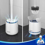 1 x RAW Customer Returns MR.SIGA toilet brush WC brush and holder with quick-dry container and firm handle, premium toilet brush for the bathroom, white - RRP €19.04