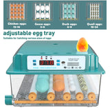 1 x RAW Customer Returns Fully automatic incubator chicken incubator chickens with automatic rotation system and temperature control, egg incubator hatching machine for 12-16 eggs 16  - RRP €78.65