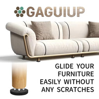 1 x RAW Customer Returns GAGUIUP felt furniture glides for hardwood floors, furniture glides, heavy-duty furniture glides for hard surfaces, felt glides, move your furniture easily and safely - RRP €30.0