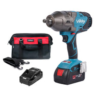 1 x RAW Customer Returns Vikky 20V Impact Wrench 1 2 inch, 4.2Ah 1500N.M Brushless Cordless Impact Wrench 4 Speed Impact Wrench Kit - RRP €161.99