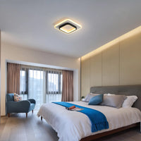 1 x RAW Customer Returns Goeco ceiling lamp LED dimmable, modern ceiling light 20W 2300LM, square ceiling lighting for kitchen living room bedroom, diameter 24cm, dimmable 3000K 4500K 6500K - RRP €32.38