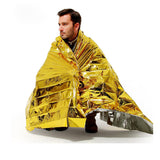 9 x Brand New Binhai Emergency Thermal Blanket Foil Reflective Two Tone 132 x 210 cm Pack of 10 - RRP €161.91