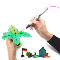 1 x RAW Customer Returns Kreativkids Premium 3D pen with OLED display for children and adults. 3D pens 10 colors PLA filament and case - RRP €70.58