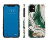 1 x RAW Customer Returns IDEAL OF SWEDEN phone case for iPhone 11 Golden Jade Marble  - RRP €30.24