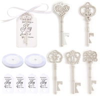 5 x Brand New WODEGIFT 50pcs Skeleton Bottle Opener Wedding Favors Key Opener Wedding Party Gifts Souvenir Decoration for Guests Bridal Shower Favors Silver  - RRP €89.5