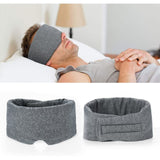 1 x RAW Customer Returns Sleep mask, adjustable light-blocking sleeping mask for deep relaxation, ultra-soft and comfortable sleeping mask for women and men for night sleep and travel, shift work gray . - RRP €13.99