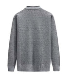 1 x RAW Customer Returns Shuanghao Men s Autumn-Winter Knitted Jumper Sweatshirt Jacket Cardigan - Leisure Fashion Classic Fleece Lining Warm Comfortable Outdoor Men s V-Neck Knitted Jacket Jumper Coat Light Gray XXL - RRP €38.4