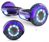 1 x RAW Customer Returns VOUUK Hoberboard 6.5-inch Hoverboard with Two Wheels, With Bluetooth Speaker, With LED Lights Suitable for Children and Adults - RRP €161.34