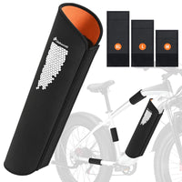 1 x RAW Customer Returns Alishomtll set of 4 E-Bike battery protective covers with reflectors 33-46 cm frame circumference, bicycle frame protection against cold and dirt, extend and service life, carbon frame paint protection RRP €19.15