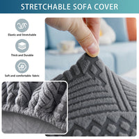 2 x Brand New MBEUAIVV sofa cover - for couch l shape, sofa cover chaise longue covers - sofa blankets to cover corner sofa, sofa throw couch cover for home accessories sofa protection gray, chaise longue cover - RRP €46.54