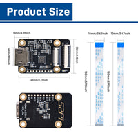 1 x RAW Customer Returns GeeekPi HDMI to CSI-2 Adapter Board for Raspberry Pi 5, Support HDMI Input Up to 1080p 30fps, Compatible with Raspberry Pi 4B 3B 3B Pi Zero Zero W Zero 2 W - RRP €29.99