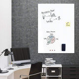 5 x RAW Customer Returns Lyzzxi Whiteboard Film, 40 x 80 cm Magnetic Self-Adhesive Whiteboard Film, Memo Board for Writing, Includes Marker and Sponge, Wall Film for Smooth Surfaces in School Office House - RRP €134.45