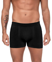 1 x RAW Customer Returns Channo Lycra Seamless Medium Weft Boxer Shorts for Men Black 6 Pack XL - RRP €22.8