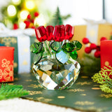 1 x RAW Customer Returns H D decorative bouquet of crystal glass red roses with gift box - RRP €51.99