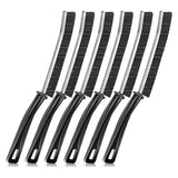 4 x Brand New Atsmoce 6 Pcs Multifunctional Joint Brush, Hard-Bristled Crevice Cleaning Brush, Clean Brush for Bathroom Kitchen and Household for Shower Door Rails, Windows, Keyboards, Crevices and Corners - RRP €28.8