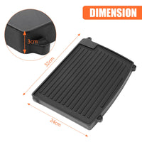 1 x RAW Customer Returns Denmay 32 x 24cm cast iron grill plate for Enders Urban, Urban Pro, Explorer, Explorer Pro gas grill, grill pan for Enders 2075, solid grill plate accessory, 1 piece - RRP €38.3