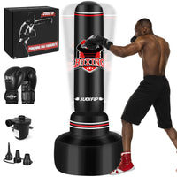 1 x RAW Customer Returns Punching Bag Standing Adult 70 - Heavy Punching Boxing Bag with Boxing Gloves and Electric Air Pump, Women Men Stand Kickboxing Bags for Training MMA Muay Thai Fitness Beginners - RRP €59.0