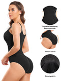 1 x RAW Customer Returns Wealurre Shapewear Women s Body Shaper Women s Effective Tummy Control Strong Bodysuit Shaping Bodysuits Bodice Body Women W999XL XXL Black  - RRP €22.18