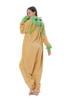 1 x RAW Customer Returns LorranTree Relaxo Costume Master Yoda Onesie Jumpsuit Animal Relax Costume Women Men Pajamas Carnival Halloween Pajamas Cosplay Adult Carnival One-Piece S - RRP €31.25