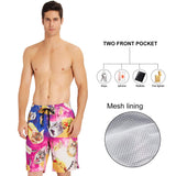 1 x RAW Customer Returns ALISISTER Men s Swim Trunks 3D Funny Cat Printed Elastic Waist Hawaii Holiday Beach Board Surfing Swim Shorts for Men With Pockets L - RRP €18.99