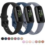 11 x Brand New Vancle Bracelet for Fitbit Inspire 3 Bracelet for Women Men, Adjustable Watch Strap Classic Sport Replacement Bracelet for Fitbit Inspire 3 Bracelets, Black Dark Blue Gray - RRP €110.77