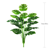 1 x RAW Customer Returns AIVORIUY Artificial Plants Houseplant Monstera Artificial Silk Flowers Palm Tree Leaf Real Touch Tropical Plant Green Artificial Plants Large Decorative Plant Green Plant Office Plant Decorative Plastic Plant - RRP €20.81