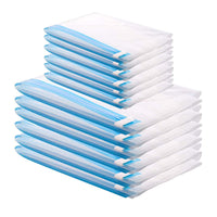 1 x RAW Customer Returns GQC 12 Set Travel Compression Bags, 2 Sizes 60x40cm, 50x35cm Roll Storage Bags for Clothes, Blankets, Towels, Roll by Hand without Vacuum Cleaner - RRP €11.8