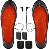 2 x Brand New Warming insoles, foot warmers, battery operated, washable and cuttable, keep feet warm for men and women, winter, outdoor hunting, fishing - RRP €72.0