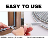 1 x RAW Customer Returns Brush seal door seal self-adhesive 9 mm W x 15 mm D x 6M L , door bottom seal insect protection, sealing brush for doors, windows, wardrobes, draught excluder for doors - RRP €12.99