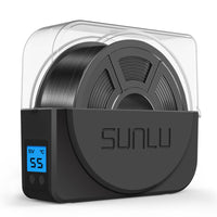 1 x RAW Customer Returns SUNLU Filament Dryer Box with Fan for 3D Printer Filament, Upgarded S1 PLUS Filament Drying Box keeps Filament Dry, Spool Holder for 1.75 2.85 3.00mm 3D Printing Filament, Filadryer Black - RRP €39.99