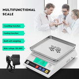 1 x RAW Customer Returns CGOLDENWALL High-Precision Analytical Scales 0.1g Digital Electronic Industrial Precision Scales Intelligent Scientific Laboratory Scales with Counting Tare Function 10kg, 0.1g  - RRP €129.0