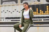 1 x RAW Customer Returns Sykooria women s tracksuit leisure suit set jogging suit cotton sports suit fitness outfit leisure suit two-piece hoodie and trousers - RRP €33.52